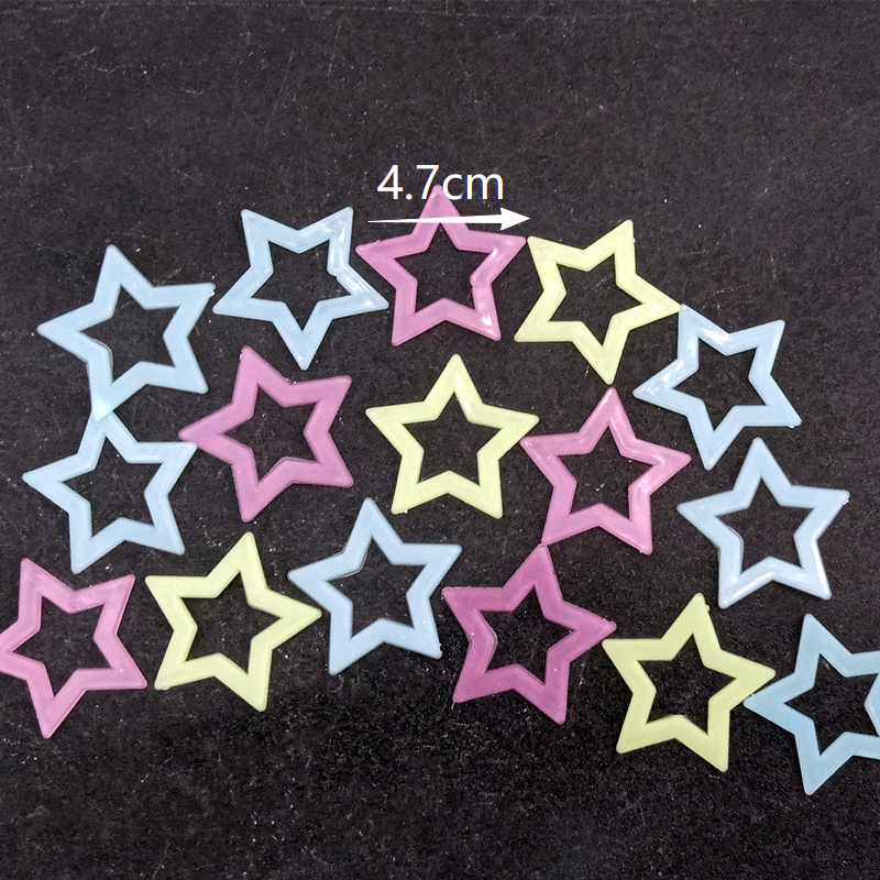 Estrellas de color luna pegatinas de luz nocturna meteoros luminosos pared decoración de ventana fluorescente transfronteriza pegatinas de refrigerador estrella cosmos image 30