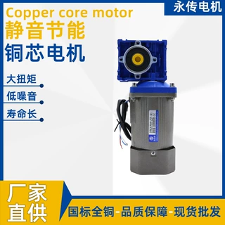 原装正品永传电机减速机40W调速定速圆轴电机流水线机械设备定制