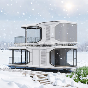 Malaysian double-storey space capsule B&B house manufacturer Internet celebrity vacation space capsule modular mobile home