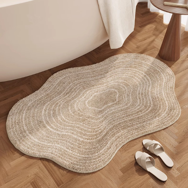 Cross-Border Imitation Cashmere Floor Mats for Home Bedroom and Living Room Decoration Soft Carpets Bathroom Absorbent Mats Entry Mats Can Be Shipped on Behalf of Others
