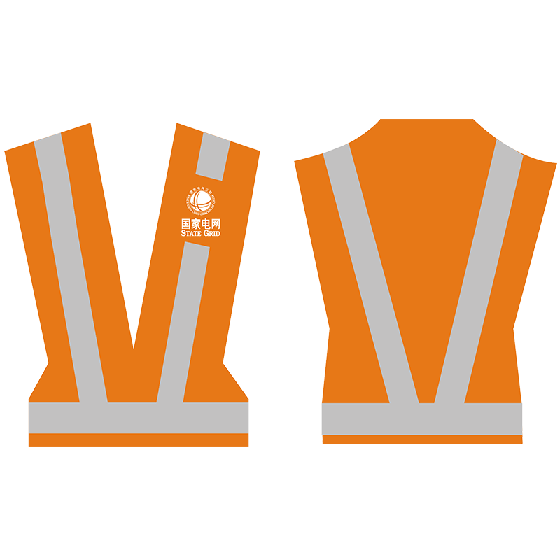 chaleco reflectante electricidad chaleco rojo jefe de trabajo de construcción de tráfico contra incendios guardia de seguridad de algodón