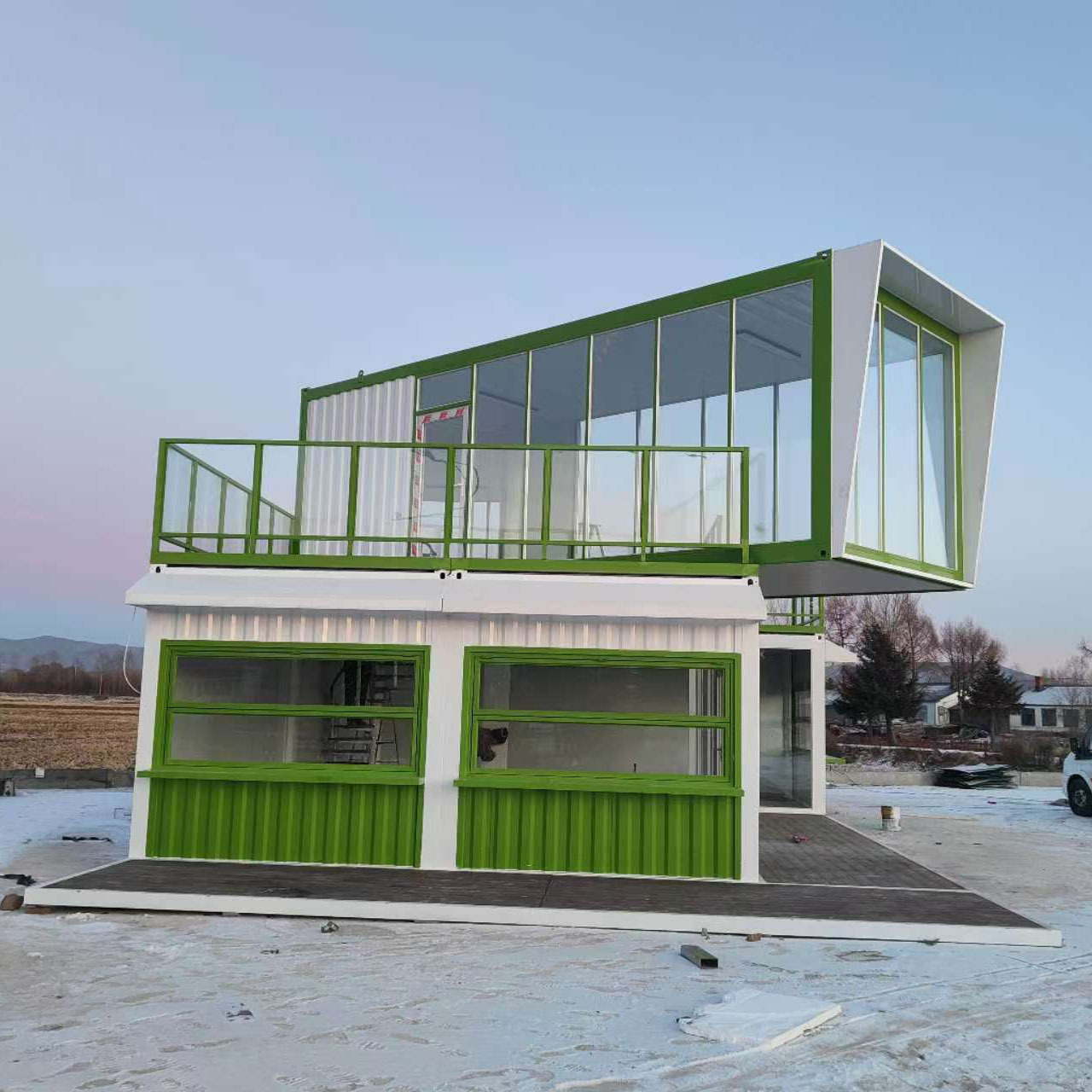 Creative Container Park Scenic Spot Mobile Internet Red B & B Plaza Tienda móvil Sala móvil al aire libre