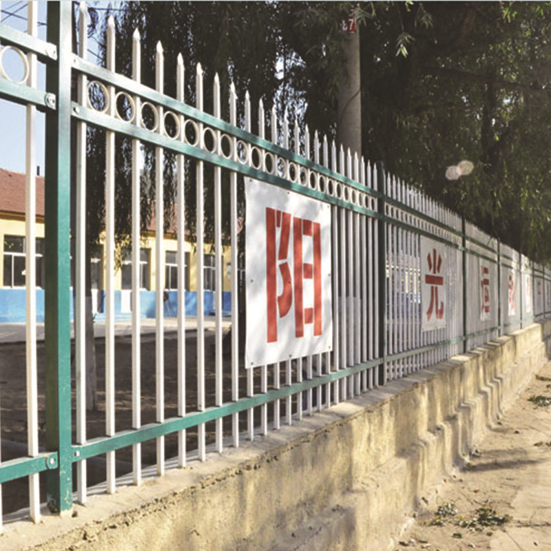 广东锌钢护栏厂家小区金属围墙隔离围栏学校别墅栅栏铁艺锌钢护栏