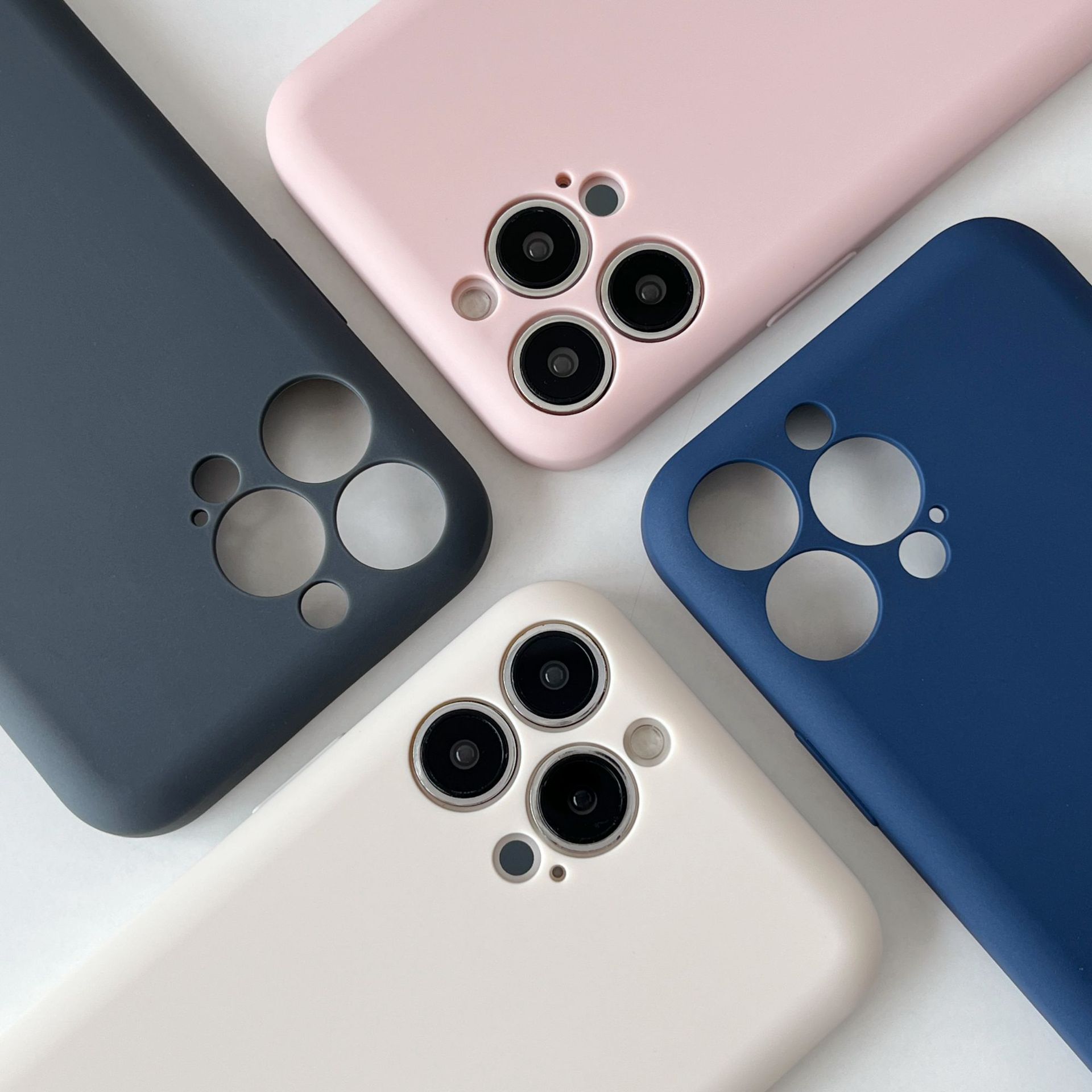 Nuevo tipo aplicable iPhone 16 funda para teléfono móvil jabón líquido TPU color sólido Apple 15promax funda protectora todo incluido