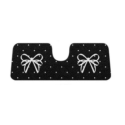 cute car floor mat, silk: Avtomobil döşəmə paspasları - pearlescent-hollow-mesh-entire-rear-row-silk-loop-50135cm