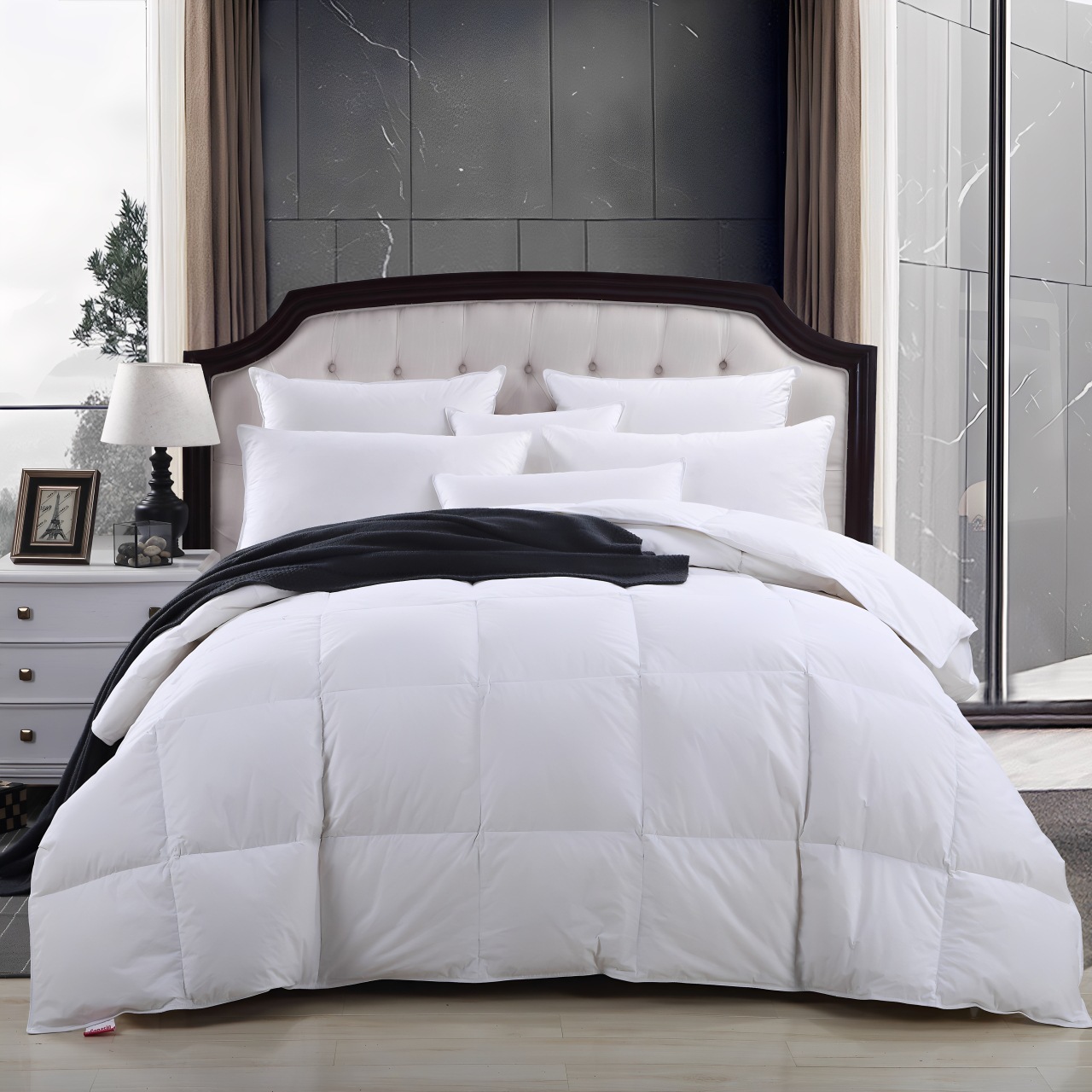 Carnation Hotel Quilt Core Hotel Four Seasons Quilt down White Goose down 80% White Duck down All-Cotton down Quilt