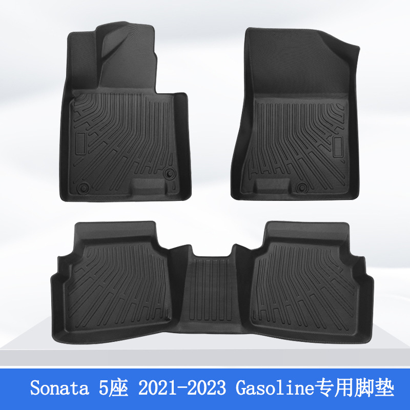 Aplicable a Corea del Sur 21 - 23 sonata moderna 5 asientos 3D todo el tiempo material TPE esterilla impermeable