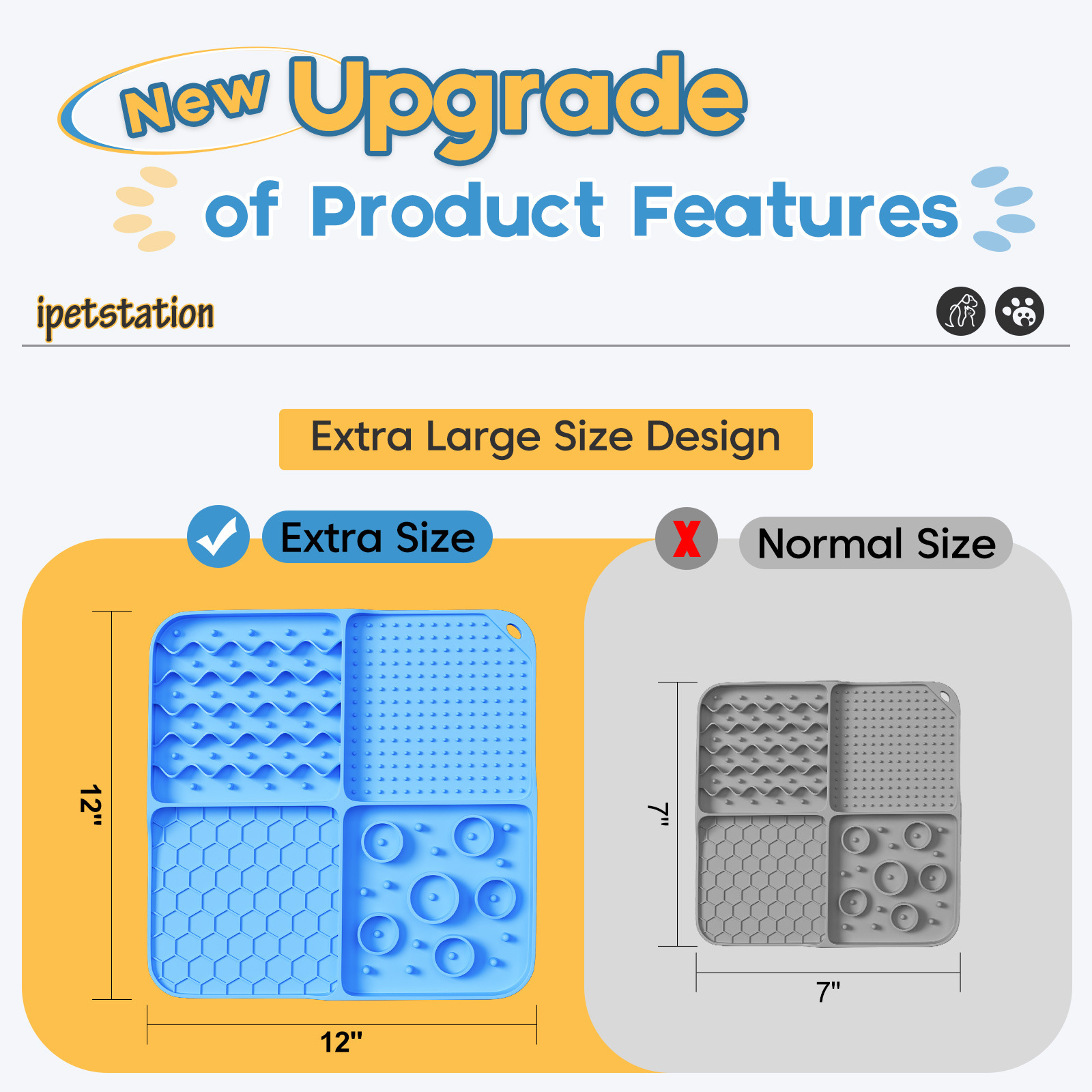 Cross-border new pet slow food mat