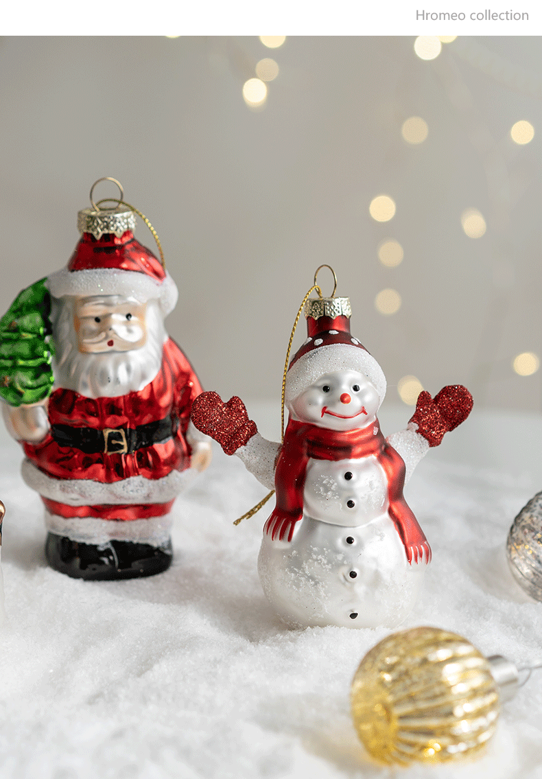 Ornaments Event & Party Supplies Christmas Simple Style Santa Claus Glass Holiday Daily Ornaments
