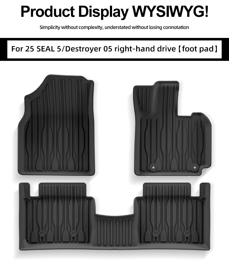 Car Floor Mats TPE For 25 BYD SEAL 5/BYD Destroyer 05