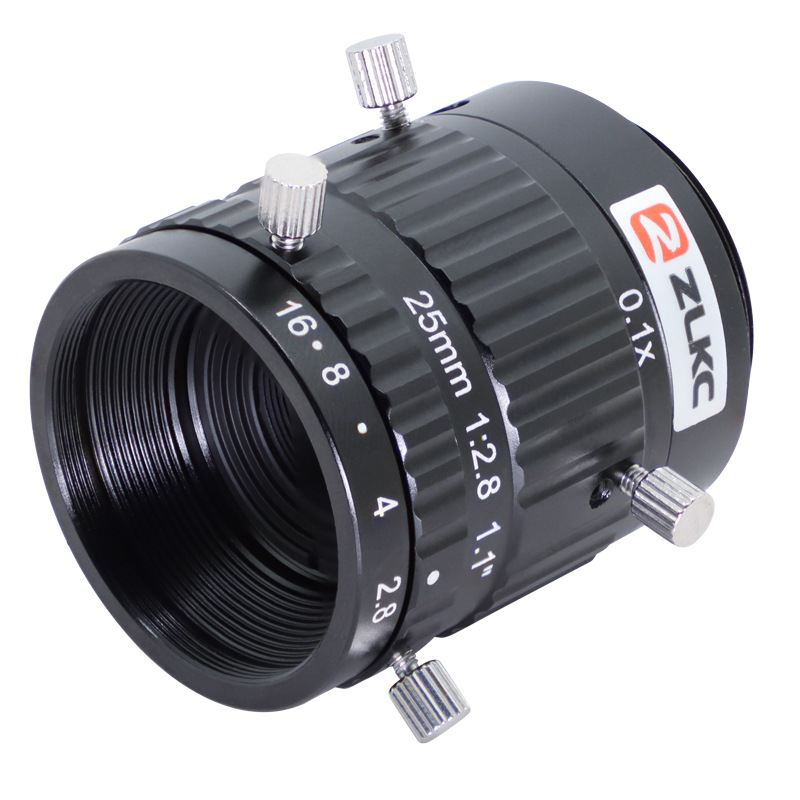 ZLKC�����ƴ� 25mm΢�ྵͷTM2528MP12��ҵ��ͷ1.1"C�ڵͻ��侵ͷ