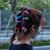 Brand cute fashionable children's hair rope, hair accessory, simple and elegant design, no hair damage, wholesale