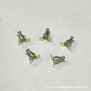 Hardware Stamping Battery Shrapnel Contact Piece Switch Phosphor Copper Shrapnel Beryllium Copper Conductive Piece V-Shaped U-Shaped Stamping Shrapnel