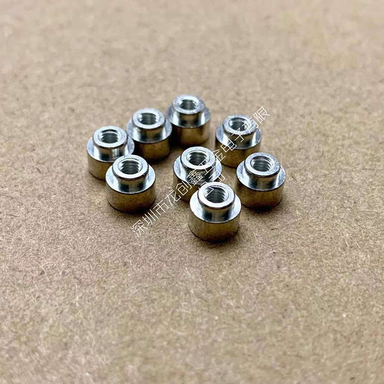 SMT贴螺母  PCB板固定铜柱 点焊隔离铜螺母 焊接台阶柱 M2M2.5M3