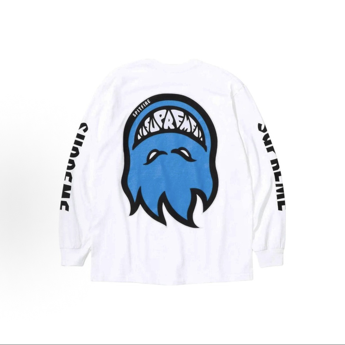 Supreme Spitfire Bighead L/S Tee White