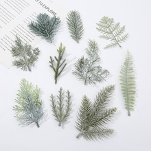 圣诞节装饰仿真松针现货批发多款式创意圣诞树插件居家仿真绿植