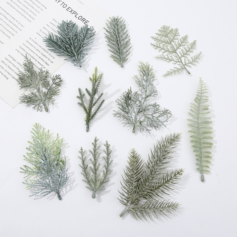 Christmas decoration simulation pine needle in stock wholesale multi-style creative Christmas tree plug-in home simulation green plant