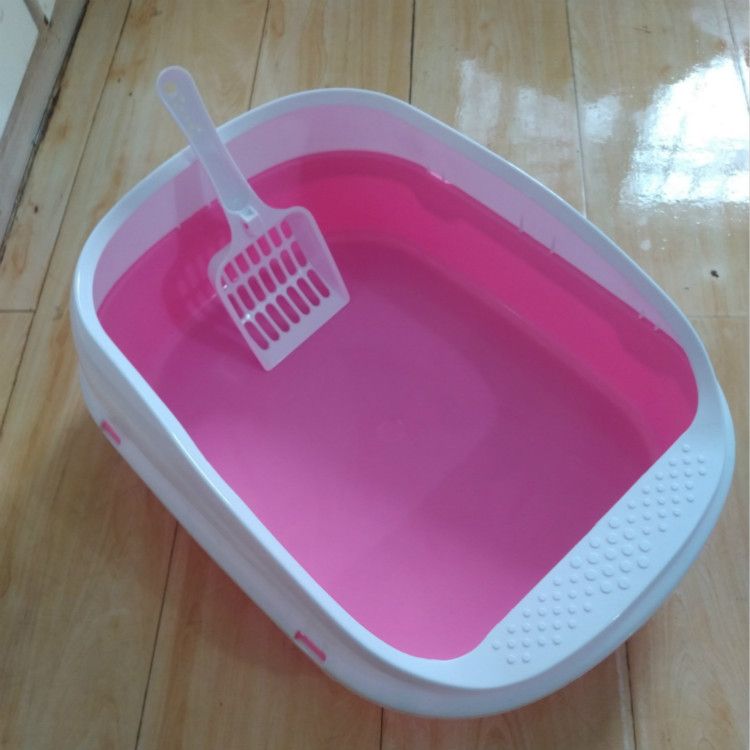 Large thickened semi-enclosed cat litter box anti-splash cat toilet cat litter box cat pet supplies cat litter box wholesale
