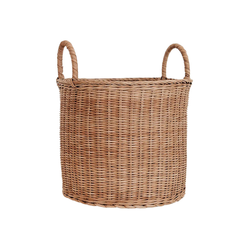 Cesta de ropa de ratán cesta de lavandería cesta de almacenamiento de ropa sucia cesta de ropa doméstica caja de ropa cesta de lavandería artefacto