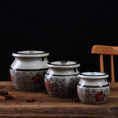 批發調味罐陶瓷日式調料調味鹽罐廚房大容量豬油罐辣椒油潑罐耐高