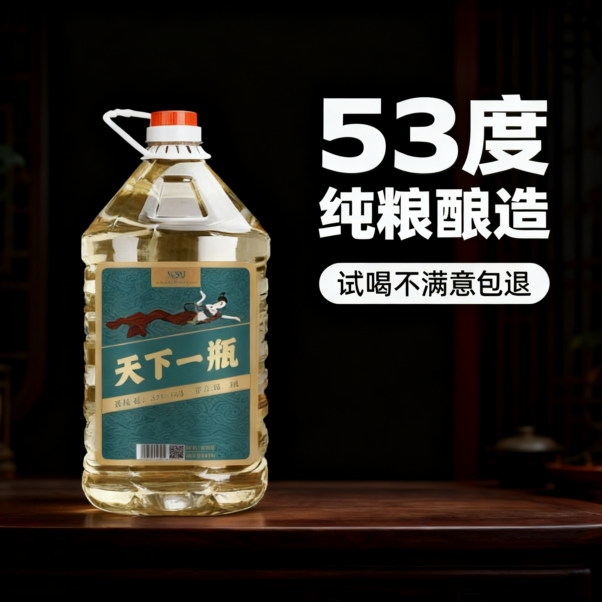 茅台镇酱酒天下一瓶N20优选5L/桶大桶口粮酒口福纯粮坤沙陈酿精选