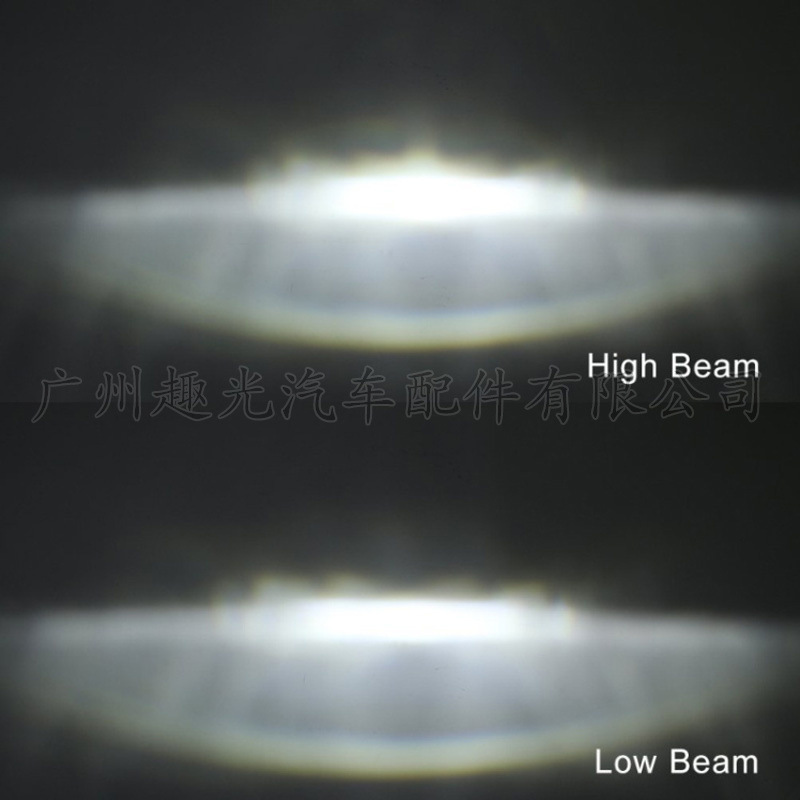 Zongshen Week8 Cyklon Ra2 Motorcycle Modified Led Angel Eye 5.75inch Round Retro Front Headlight