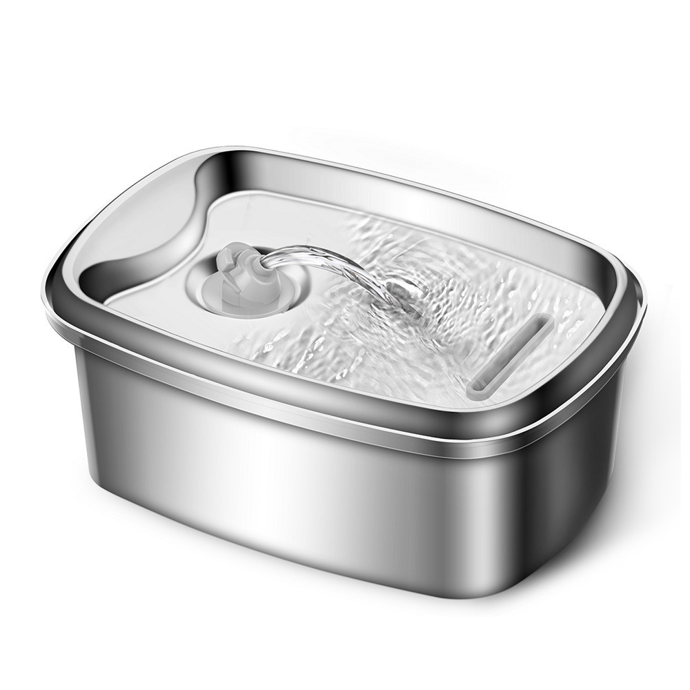 Amazon de acero inoxidable inteligente para bebidas de mascotas 3.2L filtro de circulación automática de gran capacidad alimentador de agua para gatos y perros