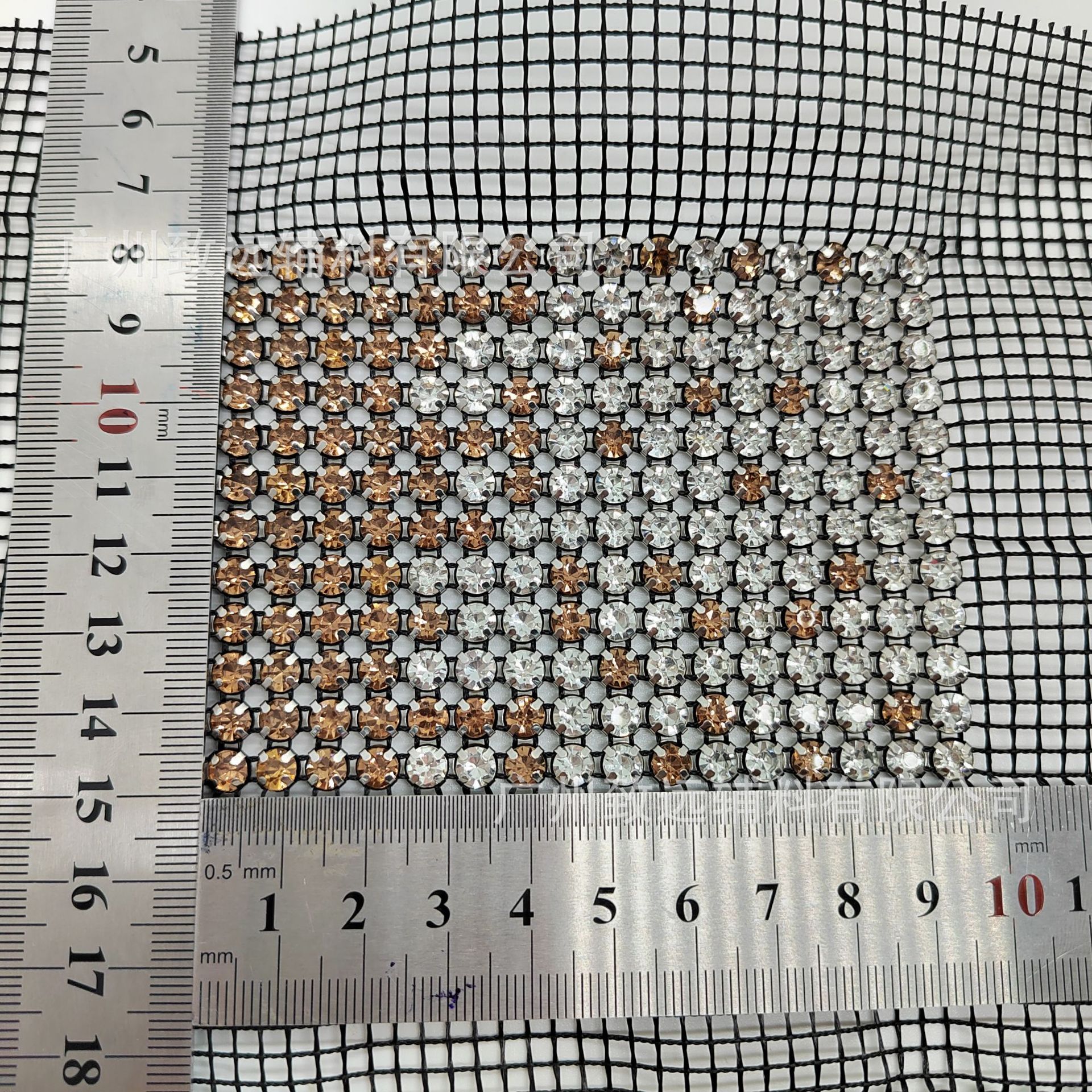 Rey bolsa de malla fila de diamantes Diamante 6mm Internet celebridad pequeña bolsa cuadrada accesorios de diamantes de imitación zapato flor pieza de diamante diseño de procesamiento ventas directas de fábrica image 4