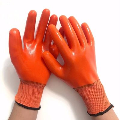 Labor insurance glove Dipped work plastic cement non-slip waterproof Anti-oil wear-resisting Rubber work wear-resisting thickening glove