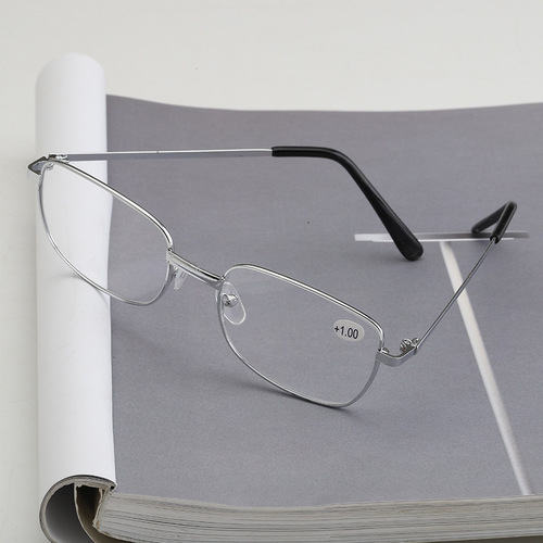 2024 wholesale new style iron-footed roving reading glasses, wholesale stylish high-definition resin reading glasses