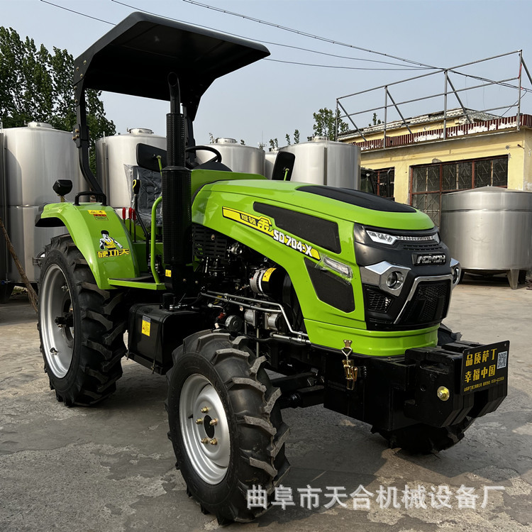 国家补贴全新萨丁704农用大马力拖拉机 四驱多缸新款大棚王