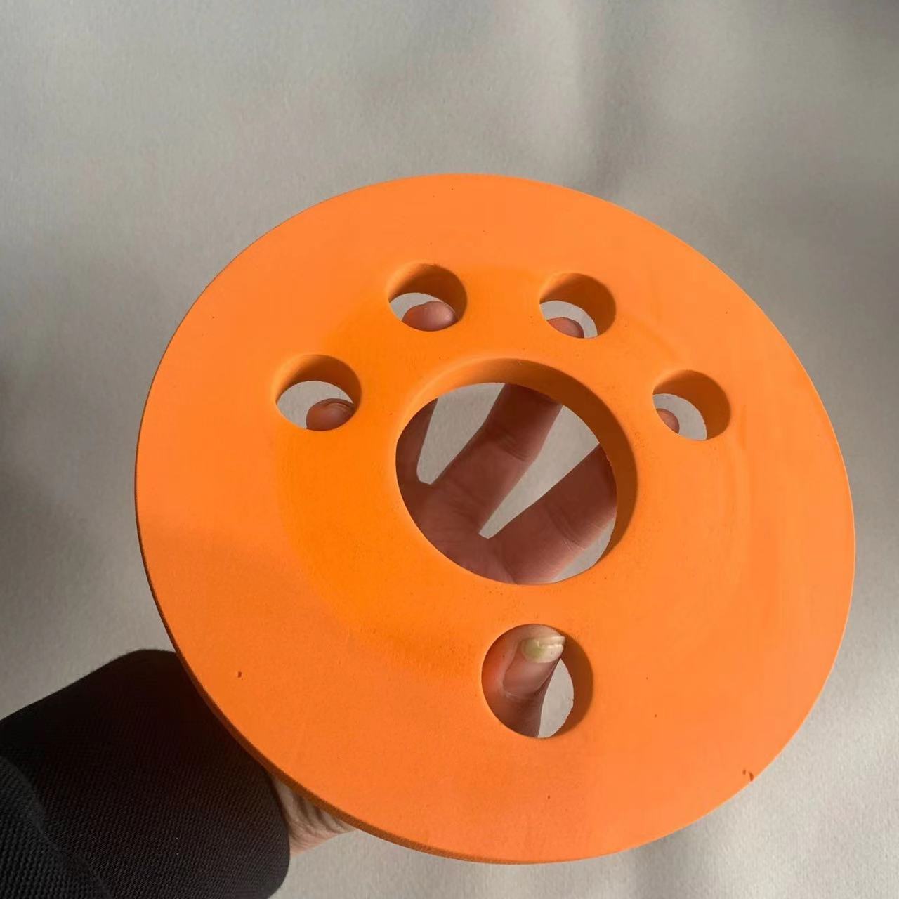 Bobina de peces de cinco dedos bobina principal bobina de espuma de color bobina de peces de pesca fábrica de accesorios comerciales