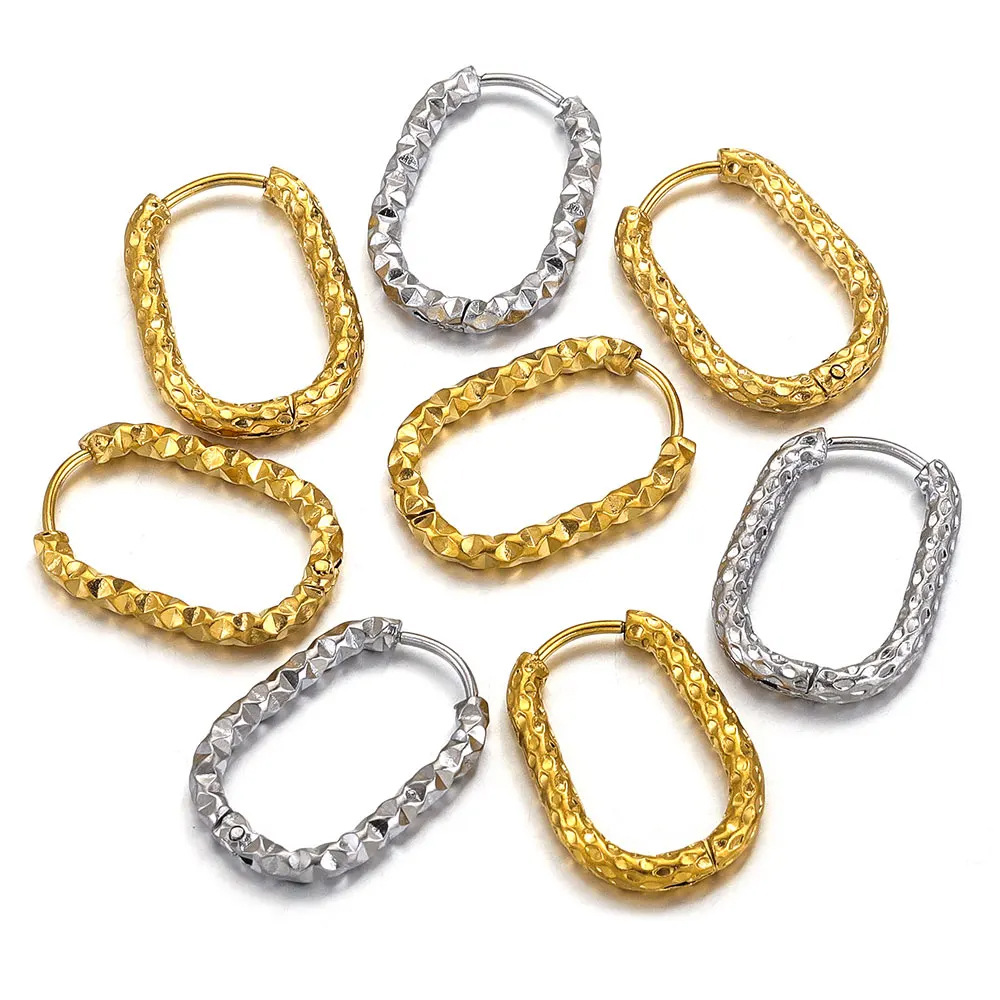 17g Weight Hook Earring Findings Jewelry Making Type 16*21.5mm Jewelry Making Size Gold Plated Plating Material 10 PCS/Package 16*21.5mm 304 Stainless Steel Gold Plated Solid Color Hook Earring Findings Jewelry Accessories