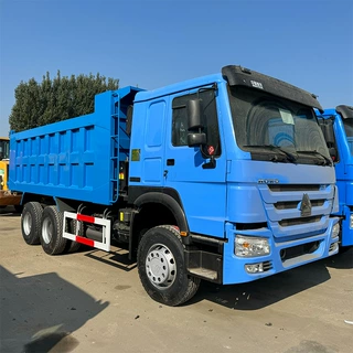 工厂重汽豪沃自卸车跨境二手10轮渣土车厢货车右驾驶舱翻斗垃圾车