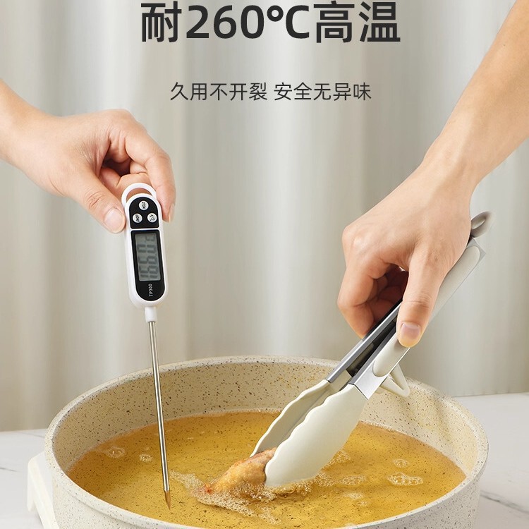 硅胶夹子厨房用食品夹食品级煎牛排食物夹防烫夹|undefined