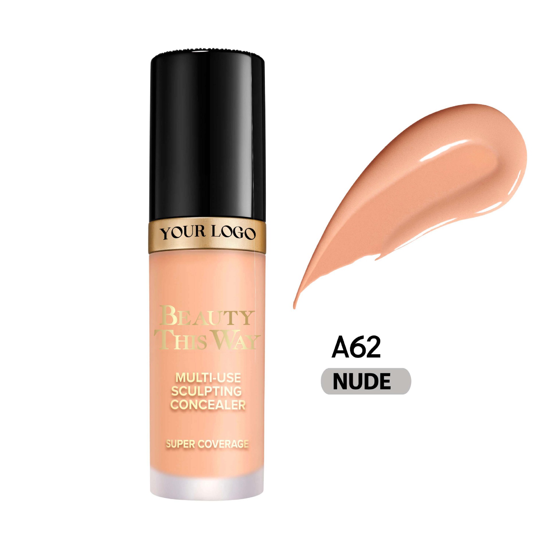 Too Faced Concealer, concelador de base, concelador de base de maquillaje ligero y fino, concelador de base líquido para reparar la apariencia, concelador de base