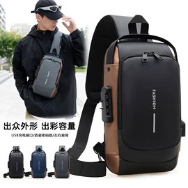 男士胸包;休闲背包;男士腰包