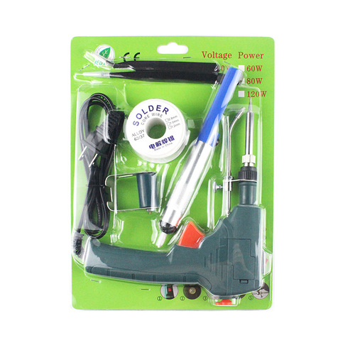 Cross-border hot selling handheld constant temperature soldering gun 60W external heating manual soldering electric soldering iron automatic soldering gun factory