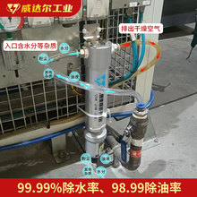 空压机压缩空气气源干燥油水过滤器气泵除水除油无滤芯分离器