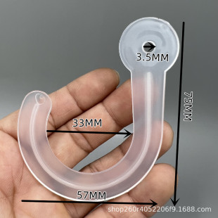Plastic Snap Fastener Packaging Bag Accessories Hook Plastic Bag Paper Box Paper Card Shopping Mall Button Display Rack Hook Display Rack