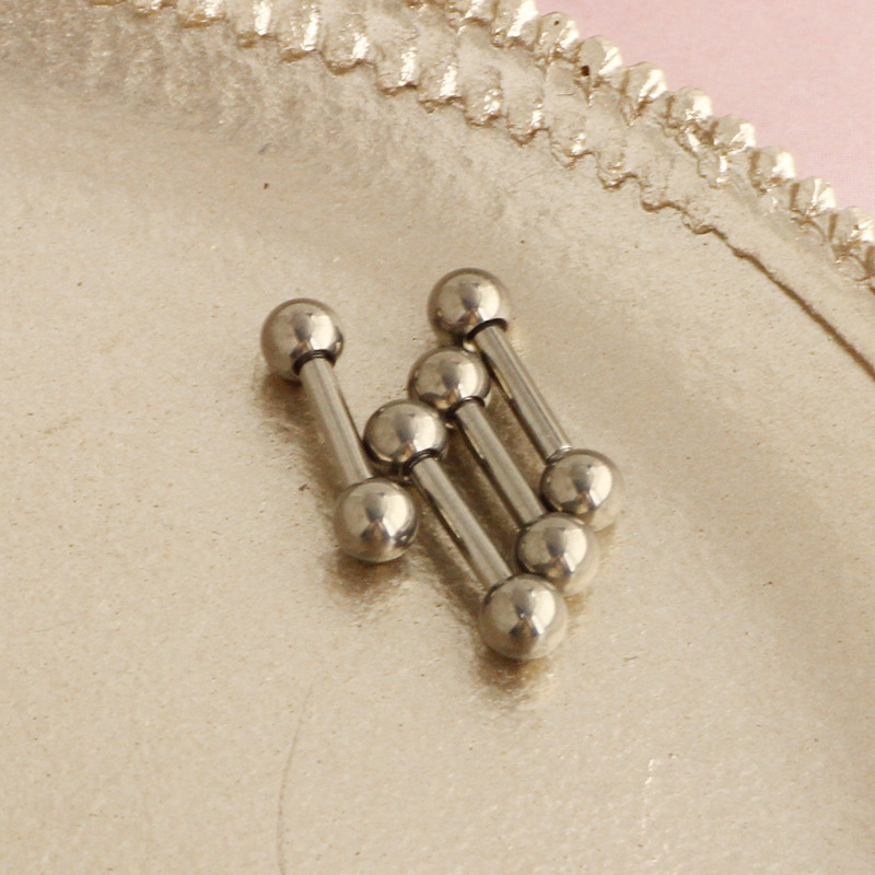 Labret piercing jewelry detail image