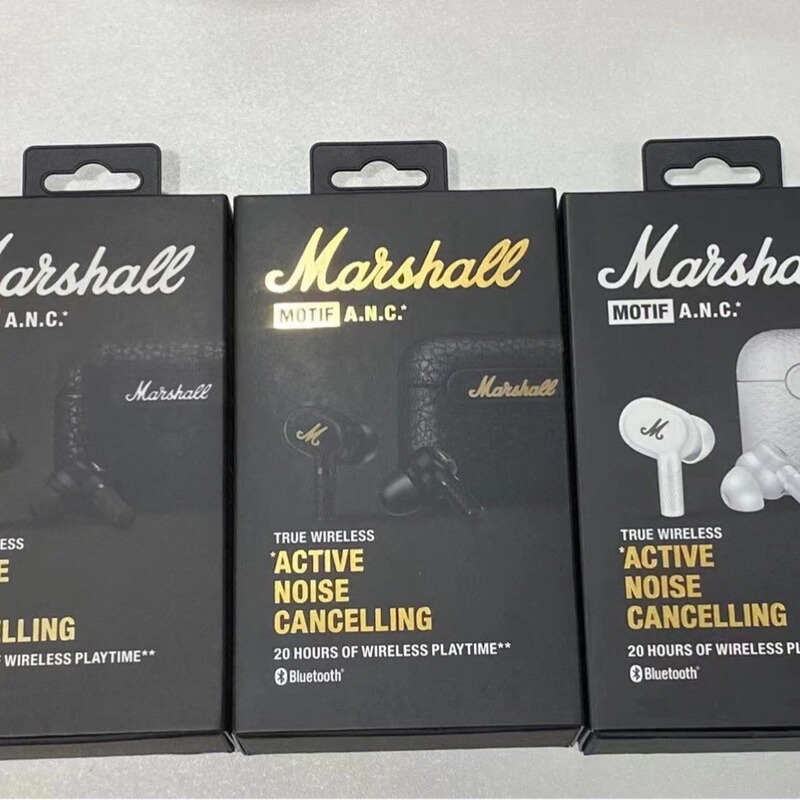 マーシャルMARSHAL MOTIF ANCワイヤレスbluetoothイヤホンには、ノイズインイヤースポーツ耳栓M4が付属しています|undefined