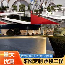 户外景观grc坐凳水磨泰科石混凝土座椅创意水泥树池异形uhpc座椅