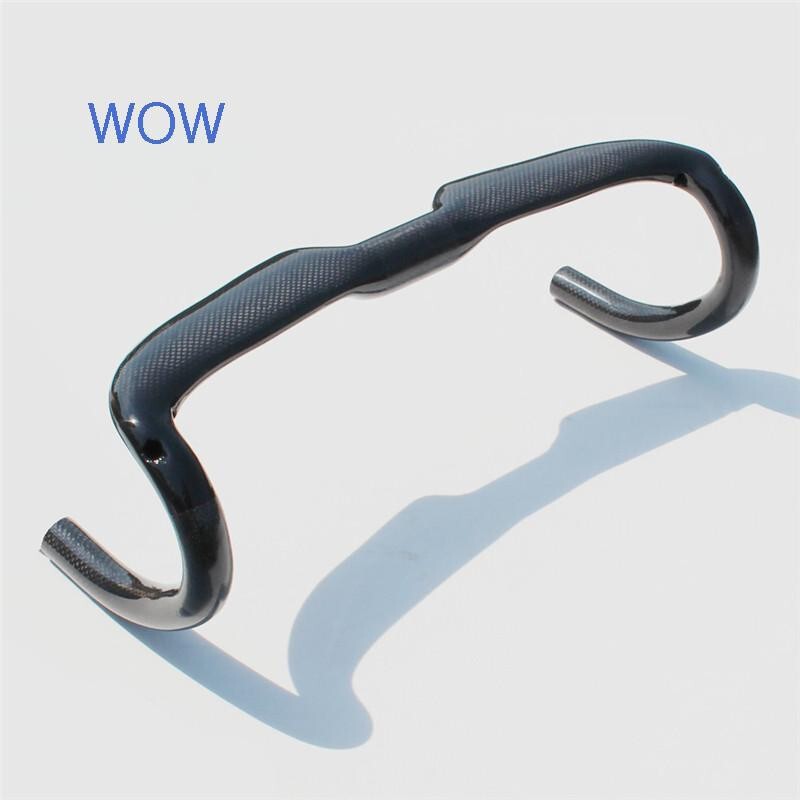 Unbranded Full Carbon Fiber Road Bike Handlebars, Internal Cable Routing, Aerodynamic Handlebars, Small Handlebars Unbranded Full Carbon Fiber Road Bike Handlebars, Internal Cable Routing, Aerodynamic Handlebars, Small Handlebars