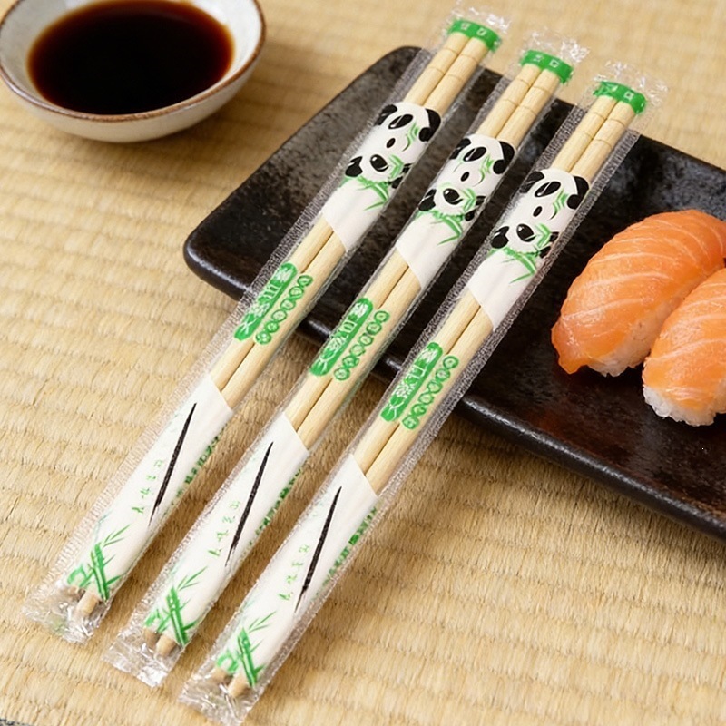 Disposable chopsticks, commercially packaged individually, for restaurants, KTV, hotels, fast food, bamboo chopsticks, takeaway packaging, hygienic chopsticks