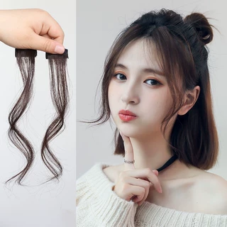 假发龙须刘海女两侧微卷刘海假发片修饰脸型隐形逼真发丝