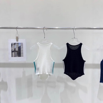 Cross-Border Clover Design Irregular Halter Neck Tank Top for Women, Sexy Cut-Out Top Fd12303576