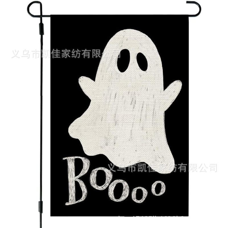 越境熱販売新型秋花園旗ハロウィーン黒猫幽霊装飾庭装メーカー直販|undefined
