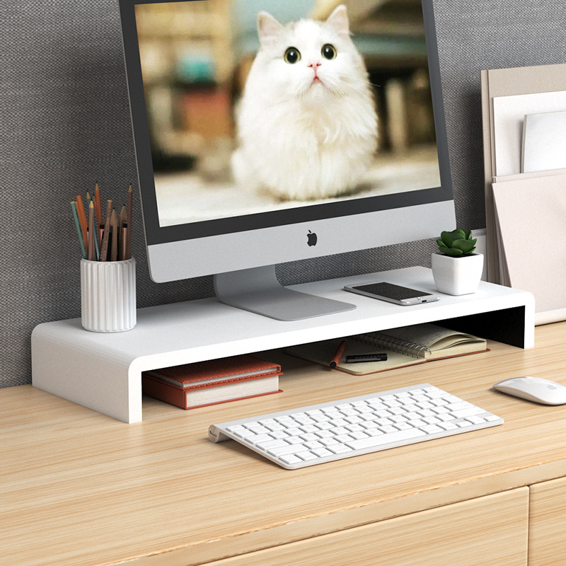 Desktop Computer Elevated Office Desk Storage Rack Storage Monitor Screen Base Raised Laptop Stand