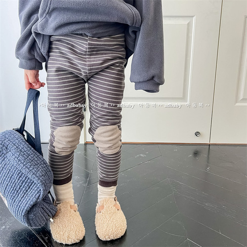  new children's clothing autumn and winter Korean style velvet warm winter clothing children's leggings girls' pants 122707